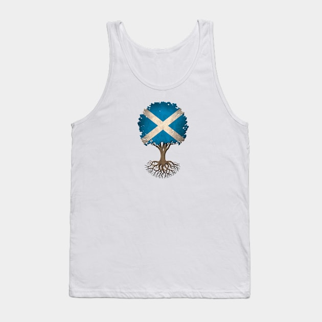 Tree of Life with Scottish Flag Tank Top by jeffbartels